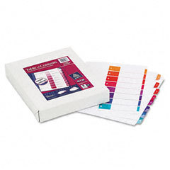 Avery(r) RI2138B ready index(r) multicolor table of con