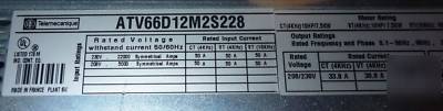 Altivar 66 telemecanique ATV66D12M2 speed drive control