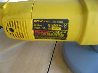 Dewalt DW840 grinder 7