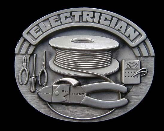 New electrician belt buckle nice buckles