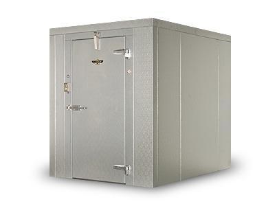 New us cooler 6'X8' indoor walk-in cooler, outdoor ref.- 