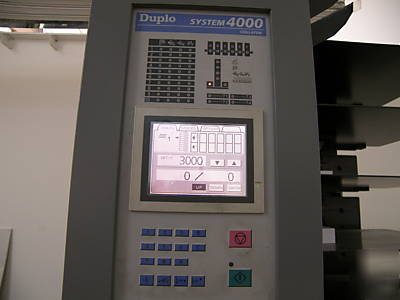 Duplo 4000 air feed collator, finisher & trim, horizon