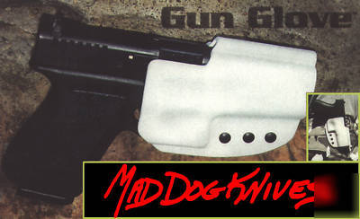 Mad dog knives gun glove holster - hk P7