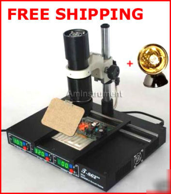 125X125 smt bga irda desoldering rework station+1 bulb