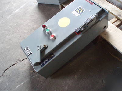 Square d size 1 combination motor starter 3R outdoor 