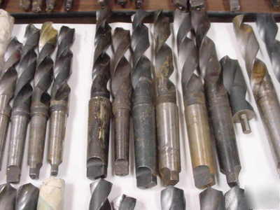 41 pc drill bit set morse taper shank 1 3/64