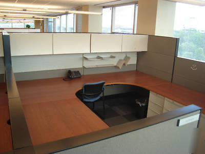 40 teknion office systems, 10'X10' high end furniture