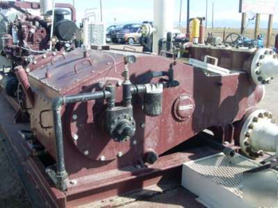 Gaso t-450 triplex plunger pump packaged with cat 3406