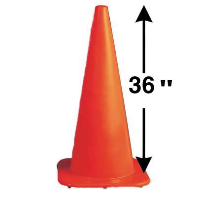 New orange traffic safety cone - 36