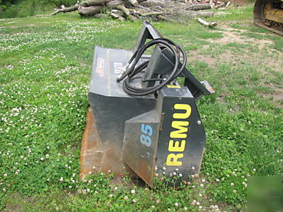 Remu screening bucket for skidloader bobcat case