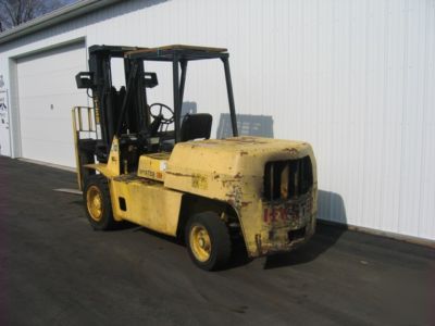 Hyster 11,000LB. capacity pneumatic tire forklift 