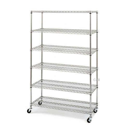 Commercial nsf chrome steel industrial shelving