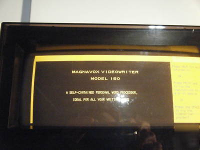 Magnavox videowriter 160 word processor