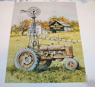 New ih farmall farm scene collectors sign 804 