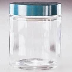 Qorpak straight-sided rounds, wide mouth, qorpak 7947