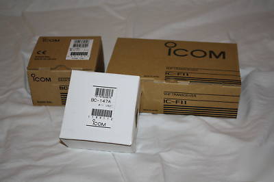Icom F11 two way walkie talkie vhf 16CH 5W radio
