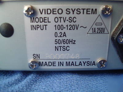 Olympus otv-sc endoscopy video system 