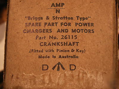 Crankshaft 26115 model i generator briggs gas engine 