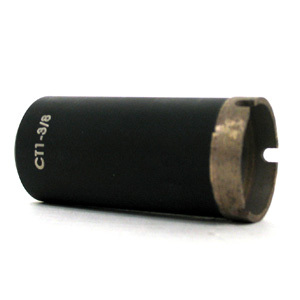 Cnc wet core bit for stone -- 1 3/8