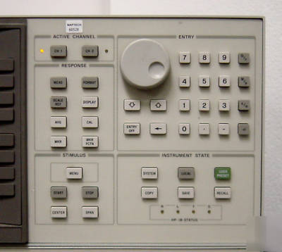 Hewlett packard 8722C network analyzer options 1 & 10