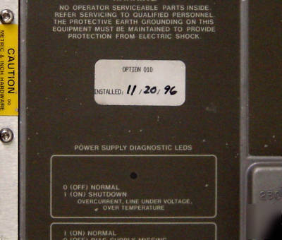 Hewlett packard 8722C network analyzer options 1 & 10