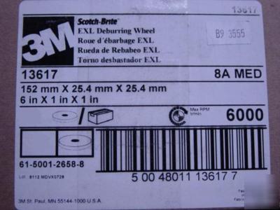 New 3M scotch-brite exl deburring wheel 6