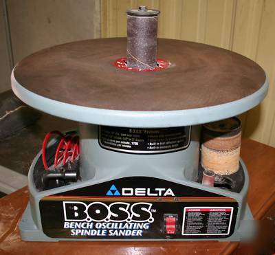 Delta boss bench oscillating spindle sander 31-780 