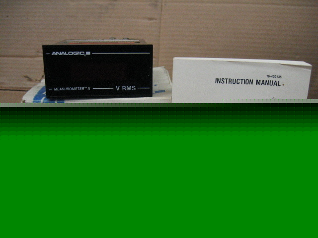 Analogic AN25M08 measurometer ii true rms monitor