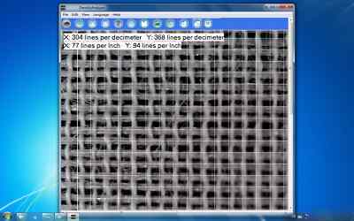 New digital fibler cloth textile density analyzer 