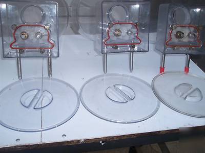 Nice edhard mk donut filler w/ 3 hoppers jelly pump