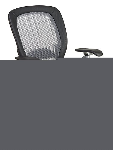 3680 space matrex air grid black leather managers chair