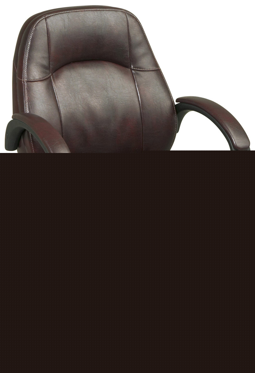 Mid back computer leather executive desk office chair