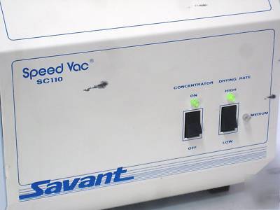 Savant speedvac SC110 vacuum concentrator centrifuge