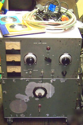 Well-built h.b. 1KW linear amp w/10KV ps - incomplete