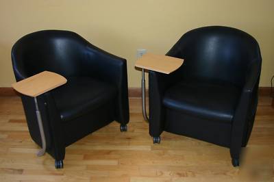 Pair geiger brickel timothy defiebre impromptu chairs