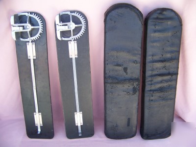 2 surgical or table radiolucent pivoting arm board set