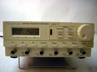 Wavetek 75 abitrary waveform function generator opt 1