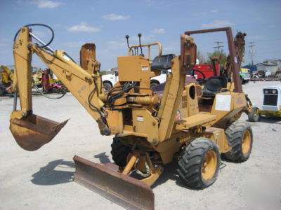 Case 460 trencher backhoe back hoe 