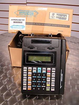 New hypercom T7P credit card machine with power cord/ 