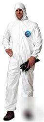 Dupont SL526BWHXL000600 tychem encap l-b full coverall