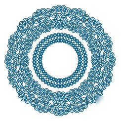 Guilloche borders, rosettes and backgrounds.