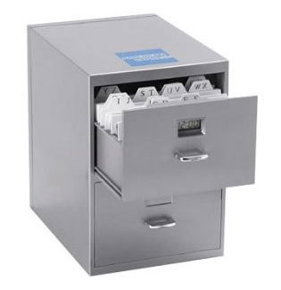 New miniature file cabinet for business cards pi-9617 