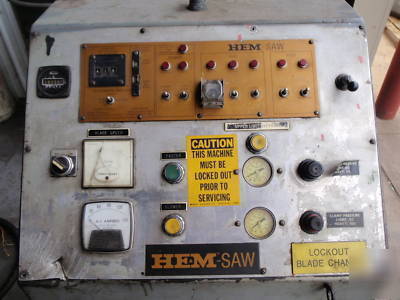 6967 he&m model 1500LA automatic horizontal band saw