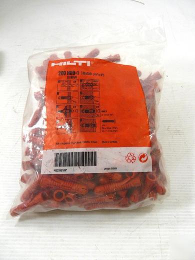 Hilti universal plastic anchor kit, hud -1 3/8