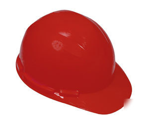  red standard safety hard hat 