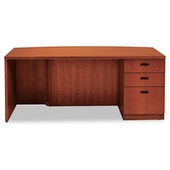 Hon park avenue right pedestal bow front desk