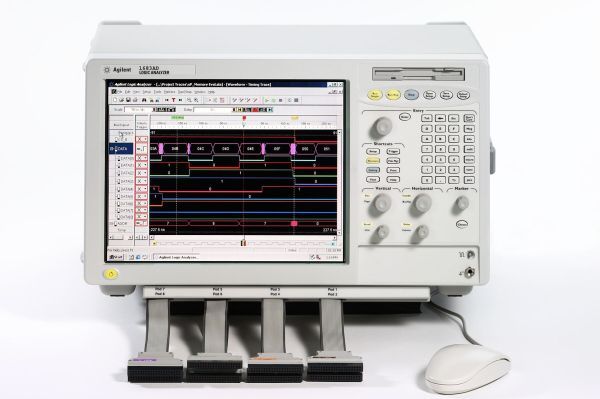 Hp/agilent 1683AD 34 channel color logic analyzer with