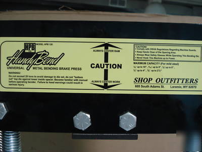 Handy bend press brake plasmacam torchmate accessory