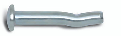 Spike anchor, 1/4 x 3, mushroom hd., perma-seal coating