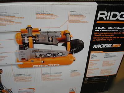 Ridgid OL50145MW electric wheelbarrow air compressor 